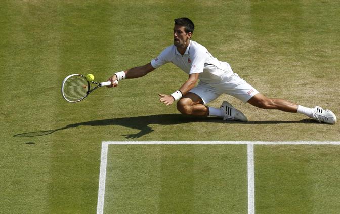 Djokovic ha dimostrato ancora una volta di essere in perfette condizioni fisiche. Reuters